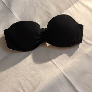 Black push up bikini top